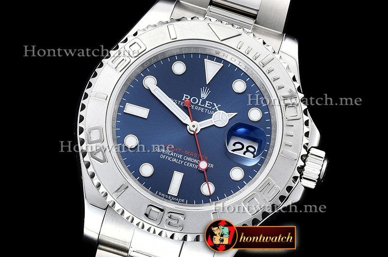 Rolex YachtMaster 116622 40mm SS SS Blue ARF SH3135 replica