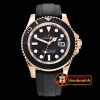 Rolex YachtMaster 116655 40mm RG/RU Black ARF Asia 2836