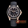 Rolex YachtMaster 116655 40mm RG/RU Black BP Ult 2836