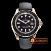 Rolex YachtMaster 116655 40mm RG/RU Black WF Ult Asia 2836
