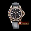Rolex YachtMaster 40 116695SATS RG/RU Black BP Asia 3135