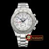 Rolex YachtMaster II Stainless SS/SS White BP Asia 2813 Mod