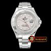 Rolex YachtMaster Mens 116622 904L SS/SS Grey GMF Asia 3135
