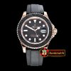 Rolex Yachtmaster YM 116655 40mm 18K Wrp RG/RU Black BP Ult Swis