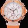 Hublot Bigbang Quartz Women White Rubber strap