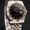 Rolex Datejust Automatic Men Black steel strap