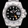 Rolex Explorer Automatic Men Black steel strap