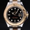 Rolex Yachtmaster Automatic Men Black Dial steel strap