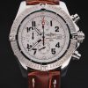 Breitling Avenger Quartz Men White Pelle strap