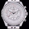Breitling Bentley Automatic Men White Steel strap