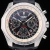 Breitling Bentley Automatic Men Black Leather strap