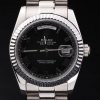 Rolex Daydate Automatic Men Black Steel strap