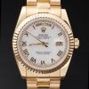 Rolex Daydate Automatic Men White Steel strap