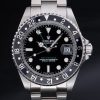 Rolex GMT Master Automatic Men Black Steel strap