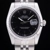 Rolex Datejust Automatic Men Black Steel strap
