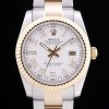 Rolex Datejust Automatic Men White Steel strap