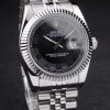 Rolex Datejust Automatic Men steel strap Black Dial