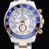 Rolex Yachtmaster II Automatic Men White Dial with Steel strap