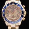 Rolex Yachtmaster II Automatic Men Champagne Dial Steel strap