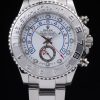 Rolex Yachtmaster II Automatic Men White Dial Steel strap