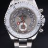 Rolex Yachtmaster II Automatic Men Silver Dial Steel Bracelet