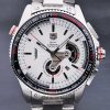 Tag Heuer Carrera Number Men white dial and steel bracelet