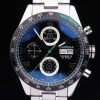 Tag Heuer Carrera Number Men Black Dial Steel Bracelet