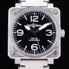 Bell and Ross BR 01-92 Airborne Automatic Men Black Dial White Markers