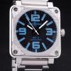 Bell and Ross BR 01-92 Airborne Automatic Men Balck Dial Blue Markers