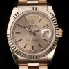 Rolex Daydate Automatic Men Champagne Dial steel strap