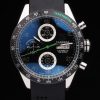 Tag Heuer Carrera Automatic Men Black Rubber strap Black Dial