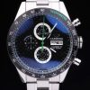Tag Heuer Carrera Number Men Black Dial Stainless steel bracelet