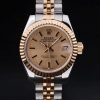 Rolex Datejust Automatic Two-Tone Women Champagne Dial Fluted Bzel