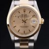 Rolex Datejust Automatic Two-Tone Men Champagne Dial With steel strap