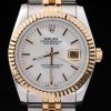 Rolex Datejust Automatic Two-Tone Men White Dial With Steel Strap