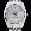 Rolex Datejust Automatic Men White Dial And Argento steel strap