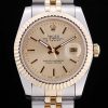 Rolex Datejust Automatic Champagne Dial Men steel strap Two-Tone