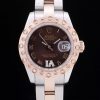 Rolex Datejust Automatic Women Coffee Dial With steel strap