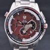 Tag Heuer Carrera Number Men Red Dial In Steel