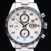 Tag Heuer Carrera Number Men White Dial Steel Strap