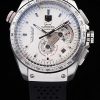 Tag Heuer Carrera Automatic Men White Dial Bianco rubber strap 48MM