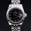 Rolex Ladies Datejust Automatic Women Black Dial With Arabic Hour Numbers In Jubilee steel strap