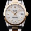 Rolex Datejust 36 Automatic Men  Two-Tone White Dial steel strap
