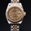 Rolex Datejust 34 Two-Tone Automatic Women Champagne Dial With Stick Hour Markers In Jubilee Steel bracelet
