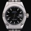 Rolex Datejust Automatic Men Black Dial With Stick Hour Numbers In Steel