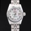 Rolex Datejust 28 Automatic Women White MOP Dial Arabic Hour Numbers In Jubilee Steel bracelet