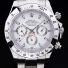 Rolex Daytona 116520 Automatic Men White Dial Steel Tachymeter Bezel In Steel