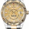Rolex Sky-Dweller 326933 Automatic Two-Tone Champagne Dial