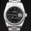 Rolex Datejust 36 Automatic Men Black Dial In Steel