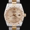 Rolex Datejust 36 Two-Tone Automatic Champagne Dial Diamond Bezel In Steel On Presidential Bracelet